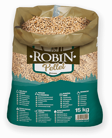 worek pelletu opałowego Robin do kupienia w Wieleniu lub sklepie internetowym